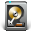HD Open Drive Golden Icon 32x32 png